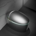 thumbnail image 4 of Unique Smart Toilet with Bidet Built In, Intelligent One Piece Toilet For Modern Bathroom, Auto Open/Close Seat, Foot Sensor, LED Display,Night Light, Warm Water & Dryer,Grey, 4 of 11