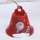thumbnail image 3 of Bewildely Campanas de árbol de Navidad, campana de hierro de cáñamo, exquisitos adornos tradicionales para festivales, diseño de escena, colgante de Kits de decoración para fiestas Rojo Bewildely HA070665-01, 3 of 6