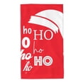thumbnail image 1 of Balery Saying Ho Ho Ho Toalla de Microfibra Premium con Estampado – 27.5x16 pulgadas, Alta Absorción, Suave y Aterciopelada, Secado Rápido, 1 of 6
