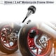 thumbnail image 2 of Slider de marco de motocicleta de 20mm Aleación de aluminio Plástico Protección de carenado Pad de choque Guard 62mm 136mm Tono plateado 1 Pc, 2 of 7