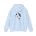 thumbnail image 2 of Effete Feline Claw Marks Scratch Unisex Heavy Blend™ Hooded Sweatshirt, 2 of 13