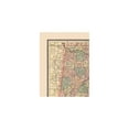 thumbnail image 3 of Historic State Map - Alabama - Cram 1888 - 23 x 29.82 - Vintage Wall Art, 3 of 5