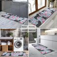 thumbnail image 2 of French Bulldog and Flower Kitchen Rug Mat,Kitchen Runner Rugs Non Skid Washable,Decorative Kitchen Floor Mats for Kitchen,Sink,Laundry,17"X47", 2 of 5
