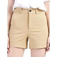 thumbnail image 2 of Coduop Women Retro Low Cut Cargo Shorts Denim Short Sweatpants Casual Stretchy Sweatshorts, 2 of 7