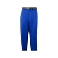 thumbnail image 3 of Men 2pc Walking Leisure Suit Short Sleeves By DREAMS 256-21 Solid Royal Blue, 3 of 7
