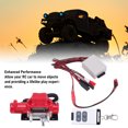 thumbnail image 3 of 1/10 RC Car Winch, Stable Performance RC Crawler Car Metal Winch with Remote Controller for 4 D90 D110 RC Car Black,Red,Ti, 3 of 7