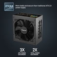 thumbnail image 3 of Segotep 850W Fully-Modular Gaming Power Supply 80 Plus Gold Certified PSU with Silent 140mm Fan, 3 of 8