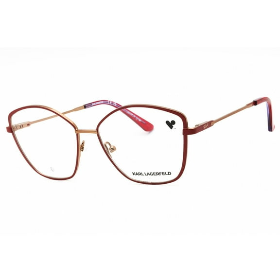 Karl Lagerfeld KL345 600 Women's Red Metal Full Rim Eyeglasses