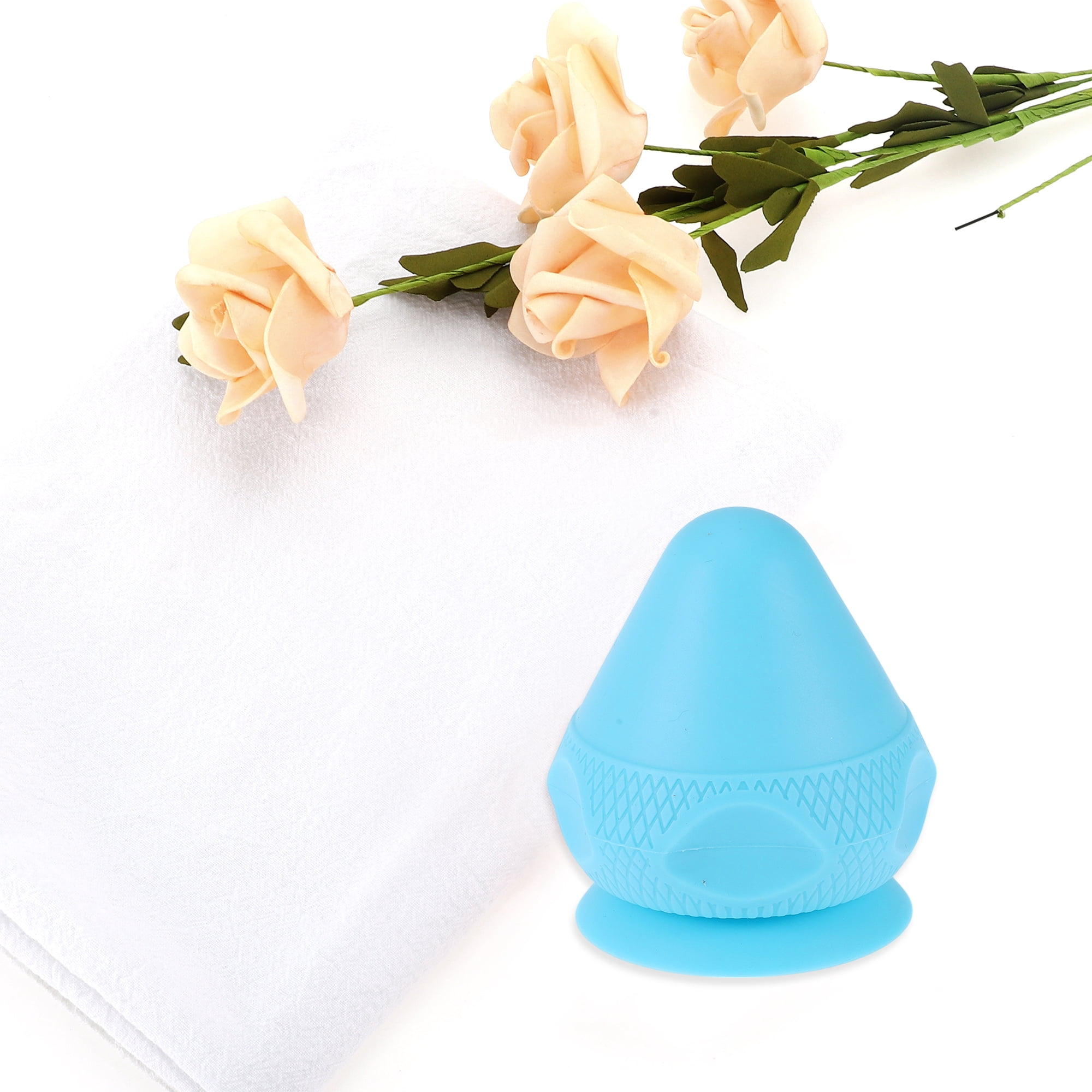 Unique Bargains Adsorption Massager 2.76"x2.76"x2.95" 1 Pc Blue