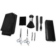 thumbnail image 1 of Professional Hair Cutting Thinning Scissors Salon Apron Hair Sweeping Brush Tool Set, 1 of 5