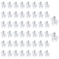 thumbnail image 3 of CUITING 50 Pcs Clear Kitchen Cabinet Shelf Supports Pegs / Studs with Metal Pin, 3 of 7