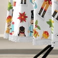 thumbnail image 5 of SKYSONIC Xmas Funny Nutcrackers Round Tablecloth 60inch Indoor Wrinkle Free, Circular Lace Table Cover Washable for Kitchen Dining Decor, 5 of 7