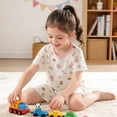 thumbnail image 5 of ITSAME Girls Outfit Sets, Cotton Fashion Print Short Sleeve Shirts and Shorts Casual Home Clothes 2-Piece Watermelon Red Size 10, 5 of 5