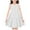 White, variant on Loopsun Girls Summer Dresses, Fashion Girls Summer Sleeveless Round Neck Printed Dress Wine 11-12 Years