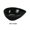 Black, variant on Rome Water Drop Shape Dish, Black - 4 oz - Pack of 72
