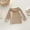 Khaki, variant on NAISIBABY Little Girls Sweater, Ruffles Crewneck Soft Warm Long Sleeve Fall Winter Classic Ribble Knit Tops Beige 4T