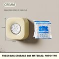 thumbnail image 4 of Special Discount,Plastic Wrap Cover Storage Box Household Perforation- Wall Hanging Extractor Multi-functional Shoe Cover Shower Cap Plastic Wrap Storage Box,PENDANE,A, 4 of 8