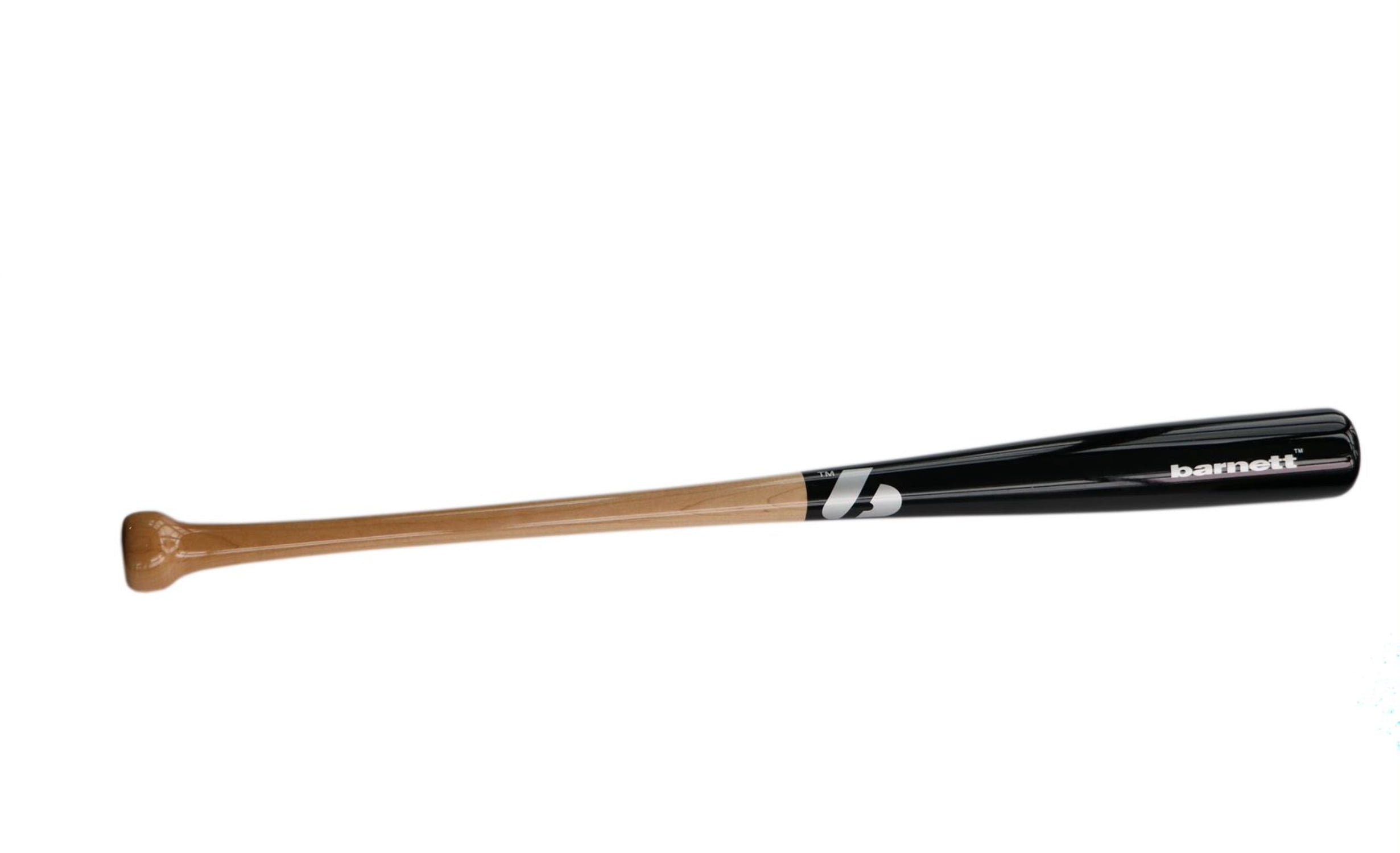 Barnett BB-12 Baseball Bat In Quality Wood, Adult, Black, 34''