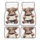 thumbnail image 1 of Fotbe Relaxed Cute Cow Reading Juego de 4 Tapetes para Auto con Estampado – Alfombrillas de Goma Reforzada, Diseño Antideslizante, Protección para Todo el Año – Vehículos, Autos, Camionetas y SUVs, 1 of 7