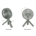 thumbnail image 3 of Ventilador Portátil De Mano, Suministro De Viento Súper Ancho, Soporte Retráctil, Cabezal De Agitación Automática, Ventilador De Escritorio Plegable Con Batería Recargable, 3 of 7
