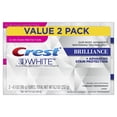 thumbnail image 1 of Pasta dental Crest 3D White Brilliance menta vibrante, paquete de 2, 1 of 6
