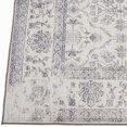 thumbnail image 4 of ReaLife Rugs Machine Washable Rug - Stain Resistant, Non-Shed - Eco-Friendly, Non-Slip, Family & Pet Friendly - Made from Premium Recycled Fibers - Vintage Distressed Trellis - Ivory-Grey, 5'x7', 4 of 5
