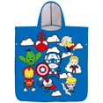 thumbnail image 1 of Toalla de playa con capucha de dibujos animados para niños y niñas, bata de baño de secado rápido, protector solar de microfibra, manta envolvente, 1 of 4