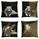 thumbnail image 1 of ABPHQTO Lobos Lobo blanco Animales Reversible Sirena Lentejuelas Funda de almohada Decoración del hogar Funda de cojín 40x40 cm ABPHQTO FishPillow-ZK-16-16x16, 1 of 2