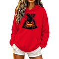 thumbnail image 2 of Ynynloco Women’s Loose Casual Pullover Shirt Tops, Halloween Round Neck Long Sleeve Hoodies Sweatshirt for Women, 2 of 5