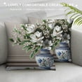 thumbnail image 3 of Leisuo Chinoiserie Pillow Covers Blue and White Grand Millenial Outdoor Porcelain Decorations Decorative Throw Pillows Cases Cushion Covers for Home Room Couch Decor, 3 of 5