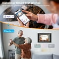 thumbnail image 5 of Msake 2 Pack 32GB Digital Picture Frame WiFi, 10.1 Inch IPS Touch Screen Smart Photo Frames, Cloud Smart Photo Frames Send Photos/Videos via Free App from Anywhere, Auto-Rotate, Great Gift!, 5 of 12