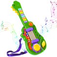 thumbnail image 1 of Instrumento Musical Dinosaurio para Niños Guitarra 2 en 1 Piano Eléctrico, 1 of 7