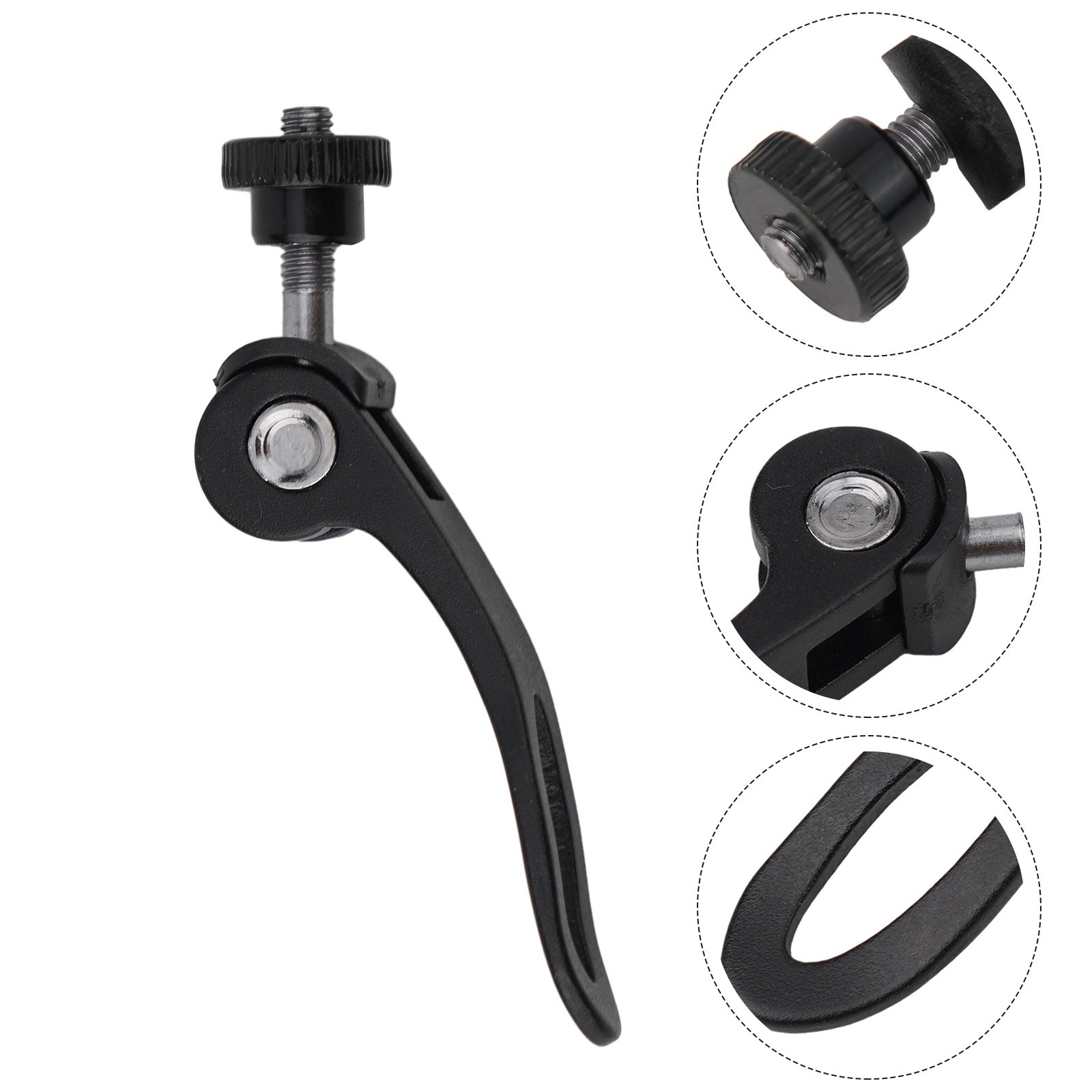 Bike snelsluiting zadel onderdelen, 1 STKS Fiets Quick Release Schroef M5 Fiets Zadelpenklem Spies Aluminium Bolt Clip Fietsaccessoires(M5X45mm