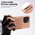 thumbnail image 3 of for iPhone 16 Pro Max Wallet Case with Stand-4 Card Holder Slot Hidden Bracket Double Magnetic Clasp PU Leather Slim Shockproof Hybrid TPU Frame Phone Cover for iPhone 16 Pro Max, Rosegold, 3 of 9