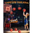 thumbnail image 2 of Aro de baloncesto de interior para niños - Aro de baloncesto profesional para colocar sobre la puerta, nuevo aro mejorado (2026) con tablero antiimpacto, marcador y 4 pelotas de baloncesto para niños, 2 of 7