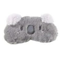 thumbnail image 1 of TheFound Christmas Eye Mask Plush Animal Cute Fluffy Cartoon Accessory, 1 of 8