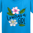 thumbnail image 4 of Inktastic Louisiana Girl Magnolia Flowers and Leaves Youth T-Shirt, 4 of 5