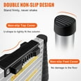thumbnail image 4 of VEVOR Telescoping Ladder, 12.5 ft Aluminum One-button Retraction Collapsible Extension Ladder, 375 lbs Capacity w/ Non-slip Feet, Portable Multi-purpose Compact Ladder for Home, RV, Loft, ANSI Listed, 4 of 9