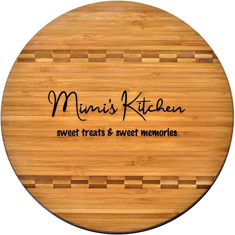 Mimi's Kitchen Personalized Engraved Wood Cutting Board | 006