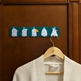 thumbnail image 1 of Qiopertar Les lacunes Crochet découpable poinçonnage forte colle salle de bains accrocher mur sans soudure porte arrière crochet autocollant de cuisine, 1 of 4