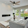 thumbnail image 5 of Smaair Povjeta 52" 5 Blades Indoor Low Profile Ceiling Fan with Remote and Dimmable Light, 5 of 7