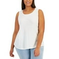 thumbnail image 2 of MSRP $18 Style & Co Womens Plus Size Cotton Tank Top White Size 2X, 2 of 5