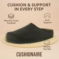 thumbnail image 6 of Cushionaire Women's Sils Knit Cork Footbed Clog - Soft Stretch Knit, Genuine Suede Insole Slip-On Clogs for Women with +Comfort, 6 of 11