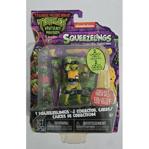 Teenage Mutant Ninja Turtles Mutant Mayhem Squeezelings Donatello Set