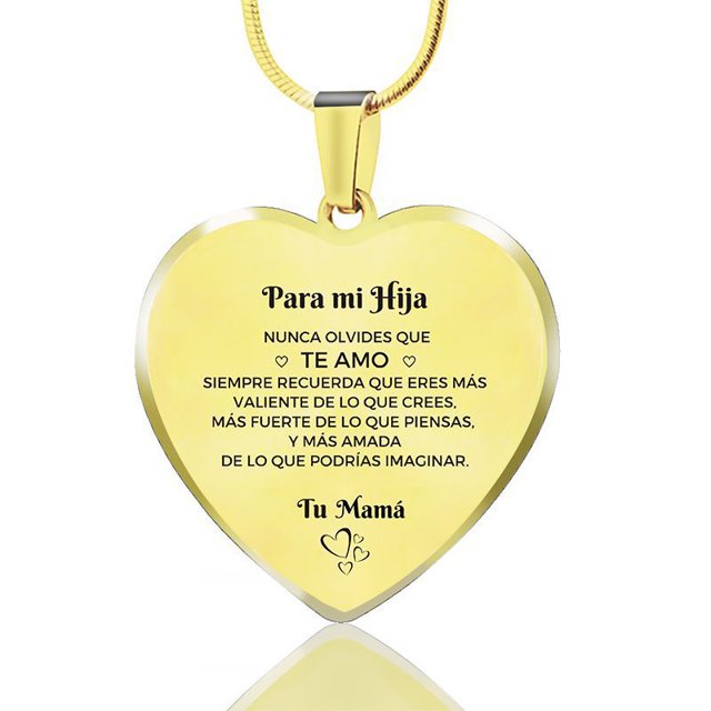 Collar de acero inoxidable con colgante de corazón de melocotón y llavero de amor, regalo de Navidad con personalidad
