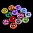 thumbnail image 4 of Opolski 100pcs Mixed Flower Resin Buttons 2 Holes Sewing Scrapbook Cardmaking Craft 14mm, 4 of 6