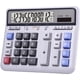 thumbnail image 1 of Calculadora de escritorio con batería solar y doble potencia, con pantalla LCD grande de 12 dígitos y teclas de computadora grandes, calculadora de oficina para el hogar, la oficina y la escuela, 1 of 6