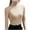 Beige, variant on Women's Long Sleeves Mock Turtleneck Tops Casual Basic Blouse Stretchy Slim Fit Lightweight Cozy Under Layer T-Shirts(Black,4XL)