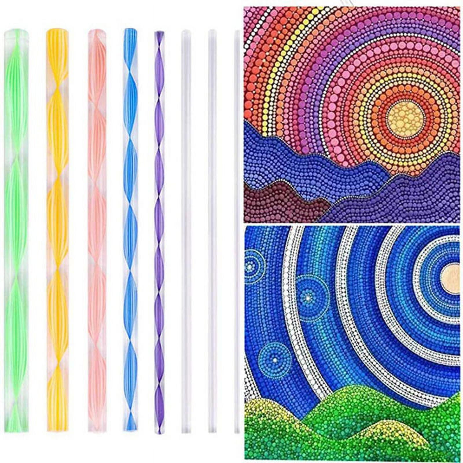 320 Pcs Mandala Dotting Tools for Painting Rocks Mandala Stencils Kit Stylus Clay Sculpting Carving Tools