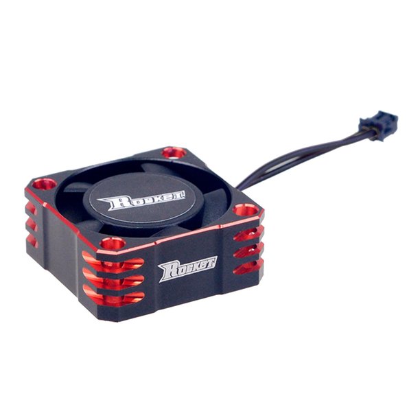 Potente Mini Metal RC ventilador de refrigeración del coche disipación de calor gira 32000RPM 8,4 V/0.52A para TS120 TS160 RC accesorios del coche - Sunnimix ventilador de refrigeración rc